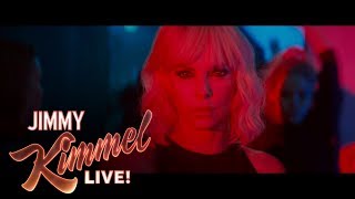 Charlize Theron on Her Kids amp Doing Kimmel on Pain Meds [upl. by Anawak]