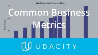 Common Business Metrics  Key Business Metrics  Product Design  Udacity [upl. by Higinbotham]