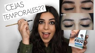 DIY COMO TEÑIR LAS CEJAS EN CASA  Cejas Temporales [upl. by Dulce]