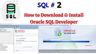 SQL  2  Oracle SQL Developer Download and Installation  NATASA Tech [upl. by Attaynik]