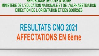 Rentrée Scolaire 20212022  Résultats Affectations En Sixième 6ème  Impression Fiche Affectation [upl. by Imarej]