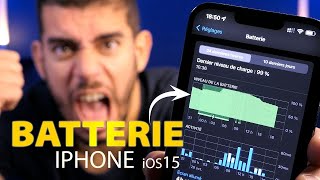 28 ASTUCES pour améliorer lautonomie de BATTERIE IPHONE sur iOS15 [upl. by Fritz706]