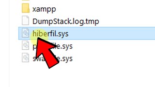 How to delete Hiberfilsys file in Windows 10 [upl. by Dnalon308]