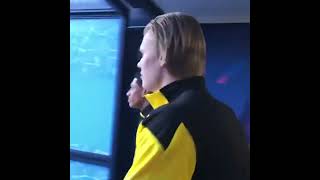 When Erling Haaland stepped foot onto the Etihad pitch 💙 [upl. by Thacher]