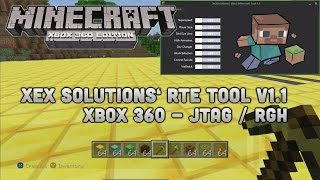 Minecraft RTE Tool v11  Xbox 360 JTAGRGH [upl. by Hally]