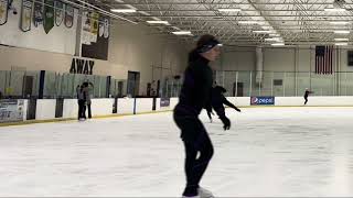 Adult Figure Skating  1st Day Back in 2 months [upl. by Kipp]