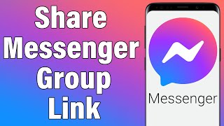 How To Share Messenger Group Link 2022  Copy Messenger Group Chat Link  Facebook Messenger App [upl. by Kirby]