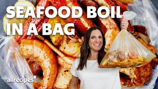 How to Make Seafood Boil in a Bag  Get Cookin  Allrecipes [upl. by Rosalba]