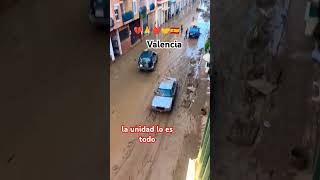 la unidad lo es todo 😭🙏💔✌️ valencia espana flood [upl. by Tan597]