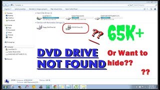 CD DVD Drive not detected Windows 7 8 81 10 free  How To Fix CDROM Issues in Bangla [upl. by Crescentia]