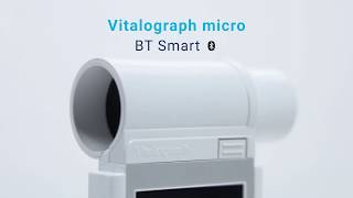 micro BT Smart Introducing Vitalographs Bluetooth lung function monitor for remote monitoring [upl. by Arrej]