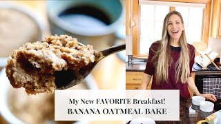 Healthy Oatmeal Bake Breakfast Recipe [upl. by Macintosh]