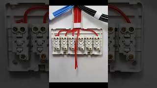 Switch board connection 💡youtubeshorts electricalcomponent electricaldevice 🪛⚡💡 [upl. by Rafe200]