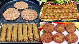 Chicken Seekh Kabab New Turkish Kebab Beef Cheese Patty Kebab Aloo chicken Kebab  Cutlets Adana [upl. by Yerac]