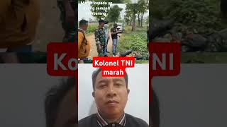 Kolonel TNI marah kepada orang yang buang sampah sembarang [upl. by Ykcim415]