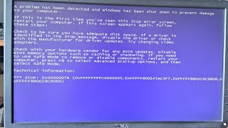 a problem has been detected and windows is shutting down to prevent damage to your computer [upl. by Jenda]