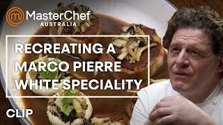 Marcos Pressure Test  MasterChef Australia  MasterChef World [upl. by Alesi]