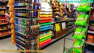 4K Tour of Dollarama 1 Plus Cheap Goods Store in Orangeville Canada [upl. by Priest]