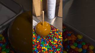 Apple Chocolate Mixing amp Dipping  ASMR [upl. by Lucais976]