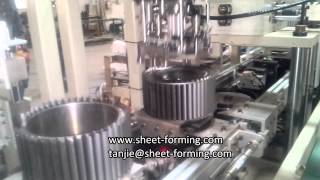 Blower Wheel Production Line  Automatic Centrifugal fan blower wheel making machine [upl. by Doreen]