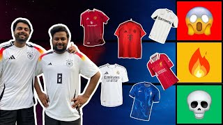 BRUTALLY Ranking The WORST 202425 Football Kits  Bayern Liverpool Real Madrid Man United amp More [upl. by Christoforo578]