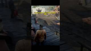 NPC REACTION WHEN ANTAGONIZE LADY NPS IN RDR2 shorts rdr2 [upl. by Pillsbury364]