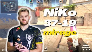 【CS2 POV】NiKo 3917 mirage  FACEIT Ranked  Nov 20 2023 [upl. by Llewon]