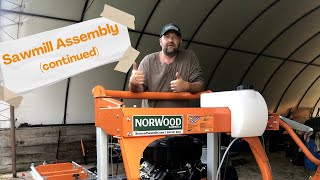 Norwood LM30 Sawmill Assembly Part 2 [upl. by Also]