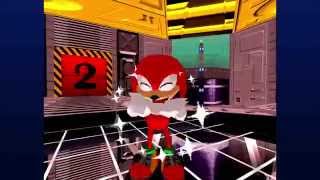 Sonic the Fighters Xbox Live Arcade Arcade as Knuckles [upl. by Notsreik]