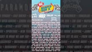 Warped Tour 2025 leaked lineup [upl. by Inirt]