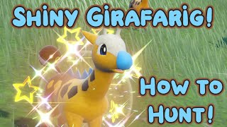 Shiny Girafarig  How to Hunt Girafarig  Pokemon Violet Badge Quest 2 [upl. by Seagrave]