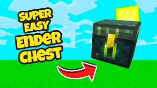 How to Make an Ender Chest SUPER QUICK MINECRAFT TUTORIAL [upl. by Nalat384]