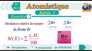 Abondance relative du Brome Exercice 7 [upl. by Ellevart834]