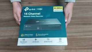 TPLink NVR1016H 16 Channel Network Video Recorder [upl. by Isherwood]