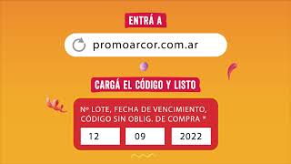 ¡Participá en la Promo Arcor 70 años y ganá alimentos por un año [upl. by Nerwal]