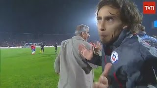 Jorge Valdivia explica el con respeto y habla del caño a Fucile [upl. by Enehpets]