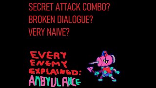 Deltarune  Every Enemy Explained Ambyulance [upl. by Ystap]