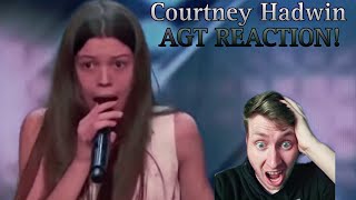 WOWOWOWOW  Courtney Hadwin – Americas Got Talent 1st Audition REACTION  2018 Viral Girl [upl. by Blanchard812]