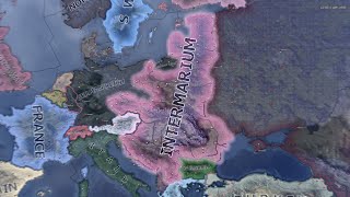 Hoi4 timelapse but the Międzymorze was formed after WW1 [upl. by Lednyc]