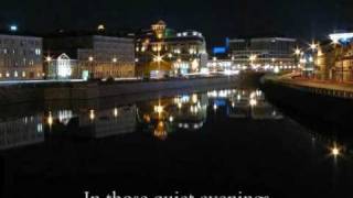 Podmoskovnye Vechera Moscow Nights  english translation lyrics [upl. by Mariette]