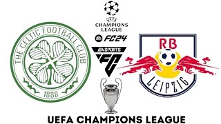 Celtic vs RB Leipzig  UEFA Champions League  FC24 [upl. by Ailene]