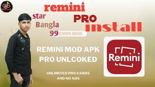 rimini app download korbo kivabe how to install remini premium mod APK 2024 [upl. by Sisson703]