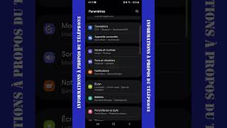 SAMSUNG  afficher les Informations à Propos du Smartphone Galaxy [upl. by Tat]