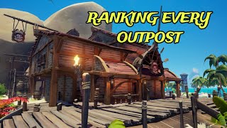 RANKING EVERY OUTPOST IN SEA OF THIEVES [upl. by Sirovat]