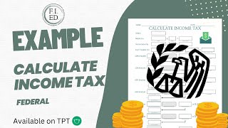 Walkthrough of Calculating Federal Income Tax using 2022 brackets [upl. by Arahset]