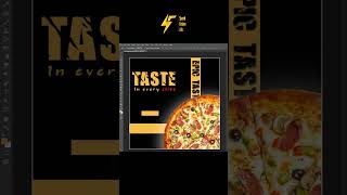 foodflyer design pizza social media post design [upl. by Ahsiel]