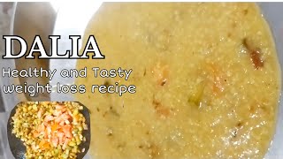 daliya recipe  vegetable daliya Khichdi recipe  broken wheat recipe [upl. by Annaik713]