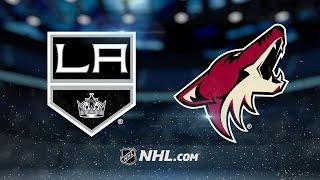 Muzzins late PPG pushes Kings past Coyotes 32 [upl. by Nnaeiram]