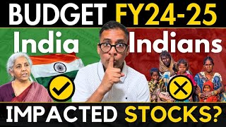 Budget For India NOT For Indians  Impact on Market Sectors and Stocks  Rahul Jain Analysis [upl. by Rosette]