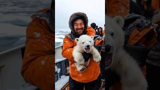 Polar Bear In The Ice sciencefacts facts shorts [upl. by Enimrac377]